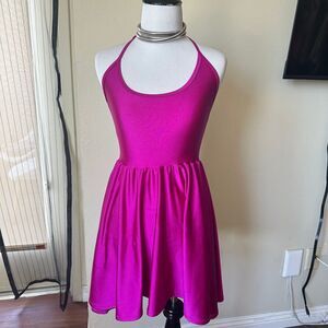 Fuchsia, American apparel skater dress
